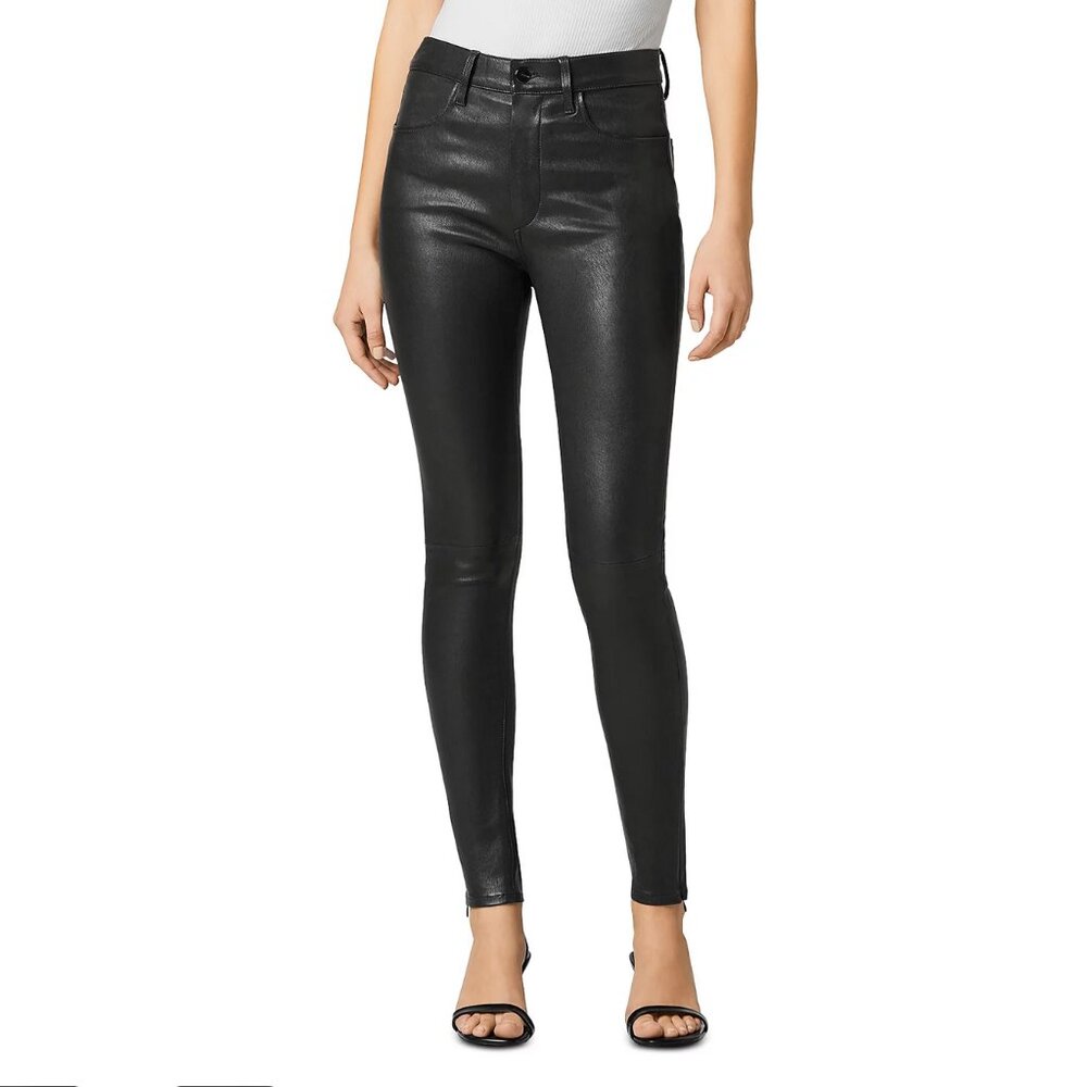 Joe's Jeans Ankle Leather Skinny Pants